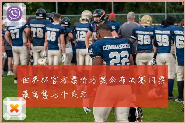 世界杯官方票价方案公布决赛门票最高售七千美元
